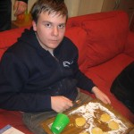 Geschneckte backen Krapfen